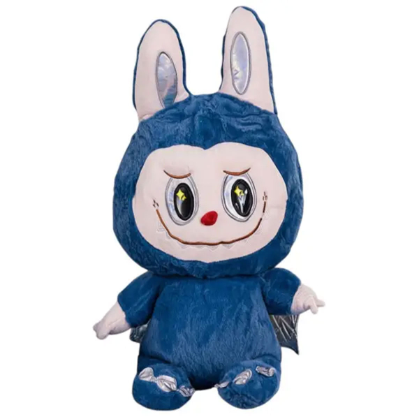 М'яка іграшка-плед, подушка 3 в 1 Labubu Brown Dragon плед в іграшці дитячий плед іграшка Лабубу Синій 520-29BL - фото №5