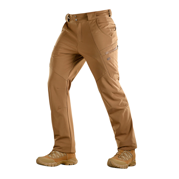 Штани M-Tac Soft Shell Winter Coyote, Coyote - фото