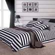 Постільна білизна Смугастий Ранфорс MERISET - Євро на резинці - фото №5