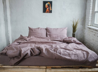 Постільна білизна Фрезове Ранфорс MERISET - Полуторний