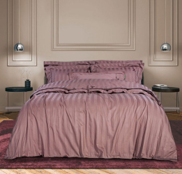 Постільна білизна PURPLE Elite Сатин страйп MERISET - Полуторний