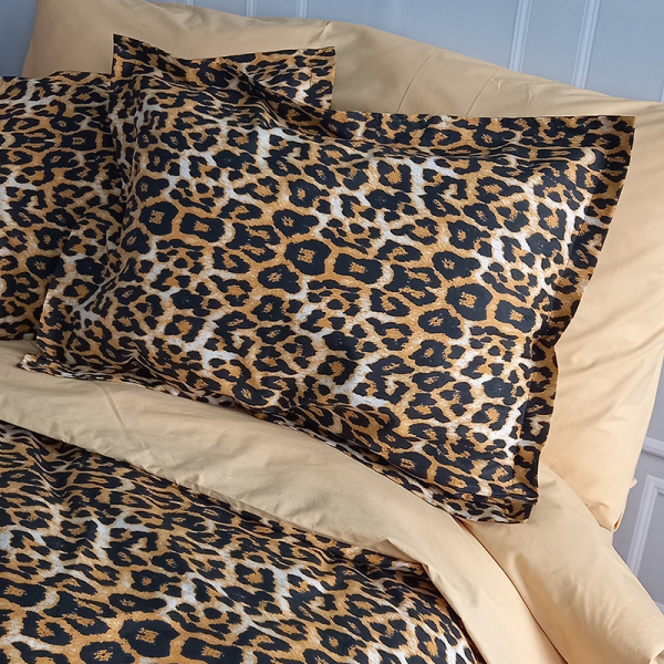 Постільна білизна Леопард Ранфорс MERISET - Полуторний - фото №2