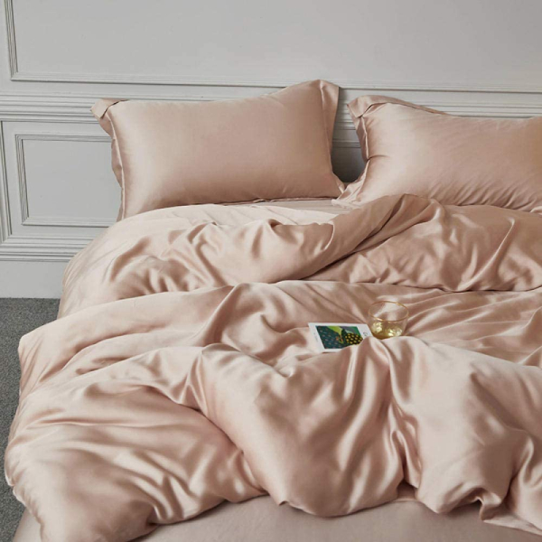 Постільна білизна WISPER PINK Premium Сатин однотон MERISET - Полуторний - фото