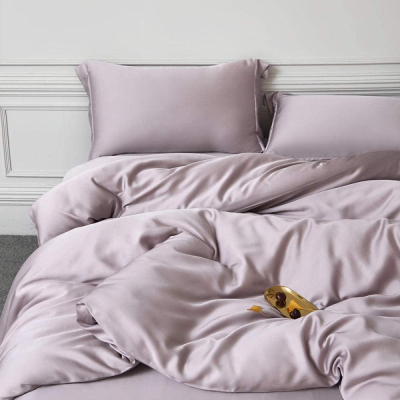 Постільна білизна PEARL PINK Premium Сатин однотон MERISET - Полуторний - фото