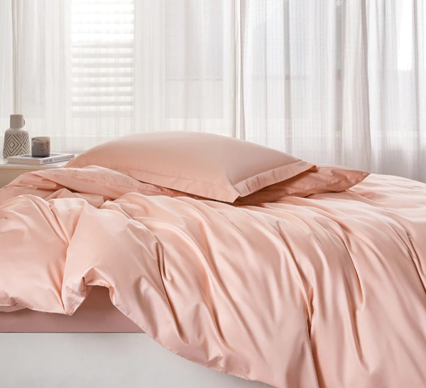 Постільна білизна SOFT PEACH Premium Сатин однотон MERISET - Полуторний - фото