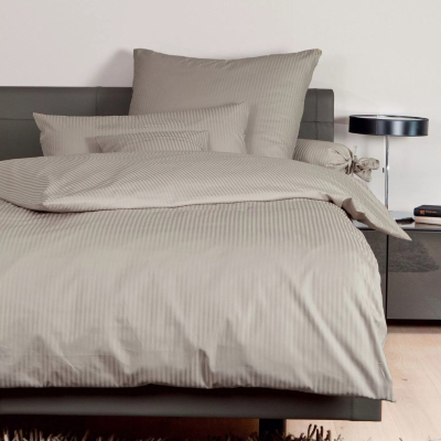 Постільна білизна SMOKY NUDE Elite Сатин страйп MERISET - Полуторний - фото