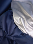 Постільна білизна ДУЕТ ROYAL NAVY/PLATINUM Premium Сатин однотон MERISET - Сімейний - фото №2