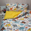 Підліткова постільна білизна Динозаври Ранфорс MERISET - Підлітковий 1,5 - фото №2