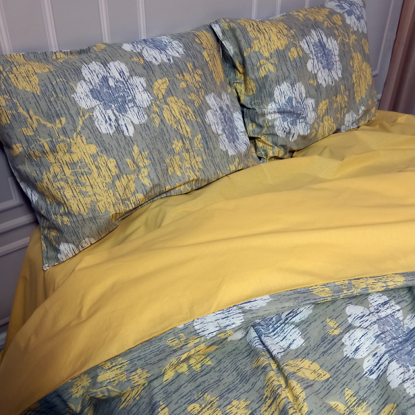 Постільна білизна Флора Ранфорс MERISET - Полуторний - фото №3