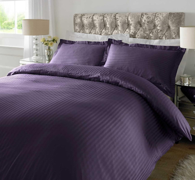 Постільна білизна GOTHIC GRAPE Elite Сатин страйп MERISET - Полуторний - фото