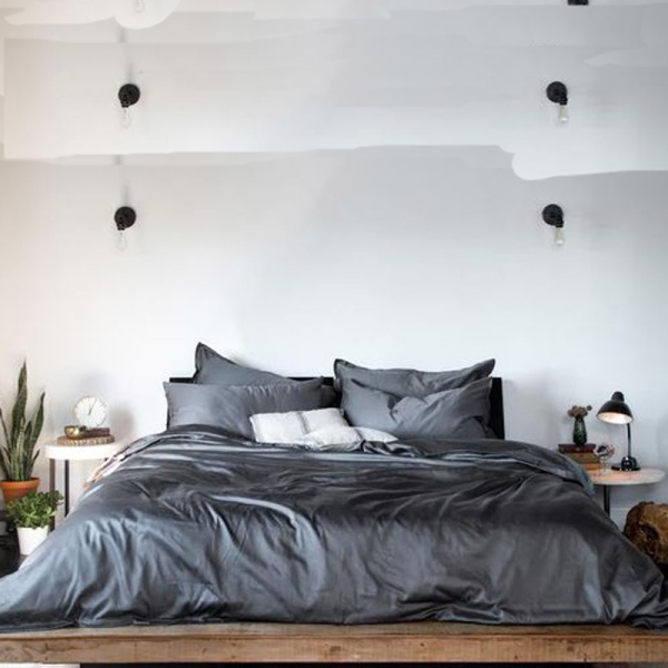 Постільна білизна GRAPHITE Premium Сатин однотон MERISET - Полуторний - фото №2