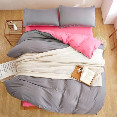 Постільна білизна ДУЕТ Сірий/Барбі Ранфорс MERISET - Полуторний - фото