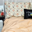 Підліткова постільна білизна Персиковий зайчик Ранфорс MERISET - Підлітковий 1,5 - фото №3