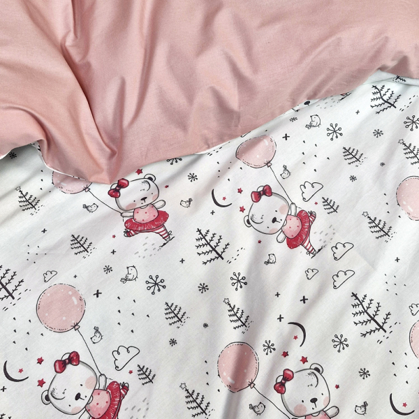 Постільна білизна Пудрова кулька Ранфорс MERISET - Полуторний - фото №5