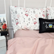 Підліткова постільна білизна Пудрова кулька Ранфорс MERISET - Підлітковий 1,5 - фото №4