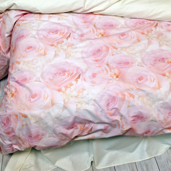 Постільна білизна Трояндовий настрій Ранфорс MERISET - Полуторний - фото №5