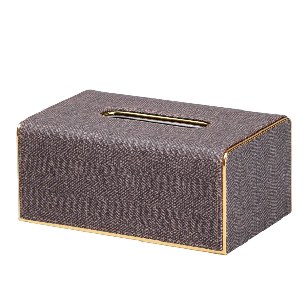 Серветниця горизонтальна 21х13х9 см для серветок на стіл Коричневий HP-3-118BR - фото №6