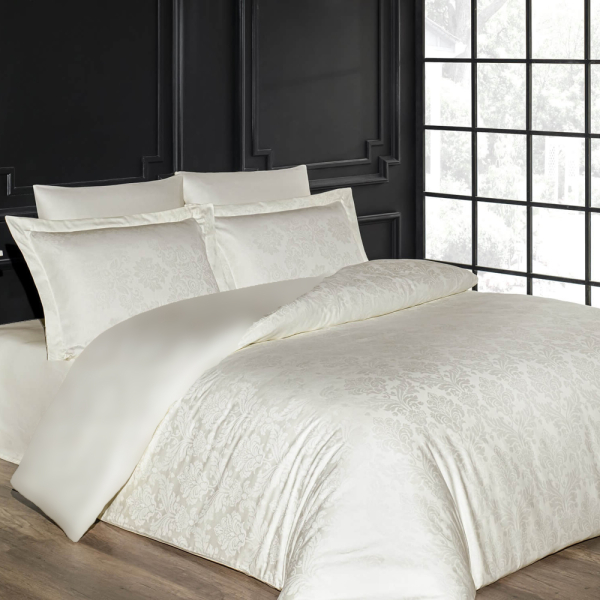Постільна білизна IVORY DAMASK Жакард MERISET - Полуторний - фото