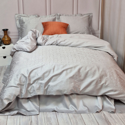 Постільна білизна HEART Platinum жакард MERISET - Полуторний - фото