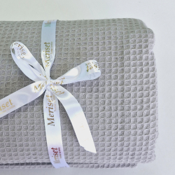 Покривало ПІКЕ Ніжне світло-сіре MERISET - 200х230