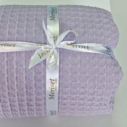 Покривало Піке ГРЕЦЬКЕ Бузкове MERISET - 160х230