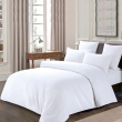 Постільна білизна Біла Бязь Люкс MERISET - Полуторний - фото №1