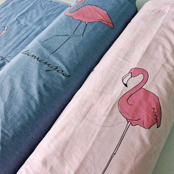 Постільна білизна Веселі фламінго Бязь Люкс MERISET - Полуторний - фото №4