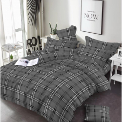 Постільна білизна Шотландка Бязь Люкс MERISET - Полуторний