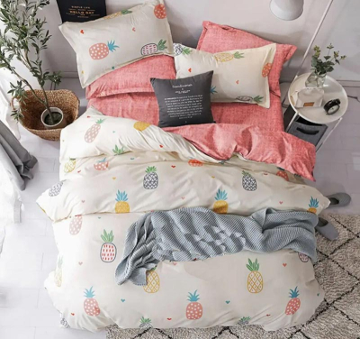 Постільна білизна Ананас Бязь Люкс MERISET - Полуторний - фото
