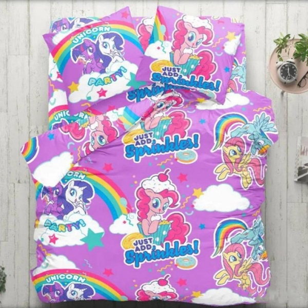 Підліткова постільна білизна My Little Pony Бязь Люкс MERISET - Підлітковий 1,5 - фото