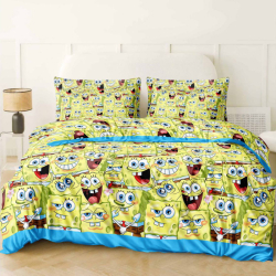 Підліткова постільна білизна Губка Боб Бязь Люкс MERISET - Підлітковий 1,5