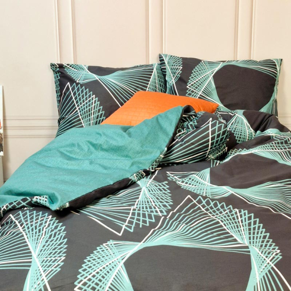 Постільна білизна Графіті Сатин MERISET - Полуторний - фото №2