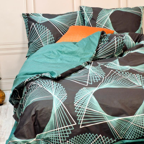 Постільна білизна Графіті Сатин MERISET - Полуторний - фото №4