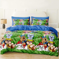 Підліткова постільна білизна Щенячий патруль Бязь MERISET - Підлітковий 1,5