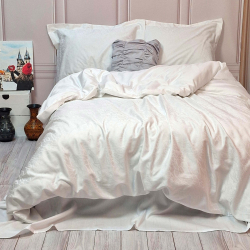 Постільна білизна Жакард IVORY ELEGANT сатин MERISET - Полуторний