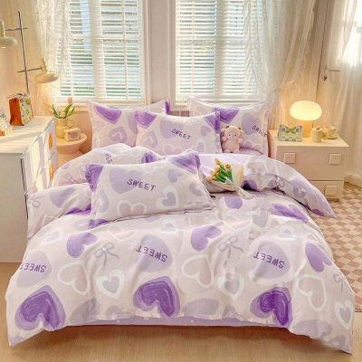 Підліткова постільна білизна Солодкі сердечки Бязь Люкс MERISET - Підлітковий 1,5 - фото