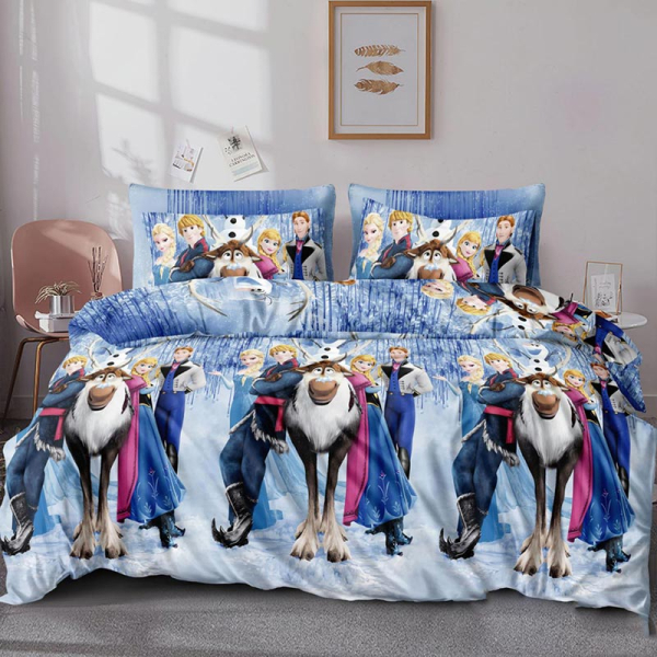 Постільна білизна Бязь Люкс Холодне серце MERISET - Полуторний - фото