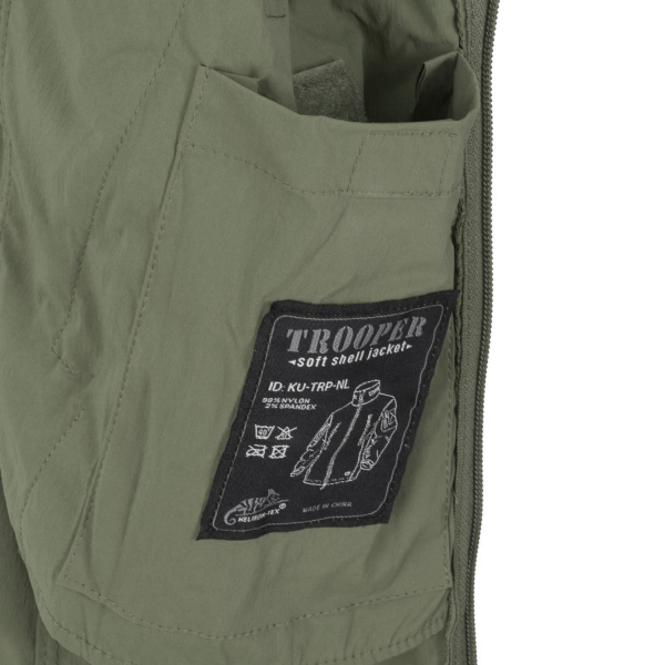 Куртка Helikon Trooper StormStretch Softshell - Coyote, Alpha Green - фото №11