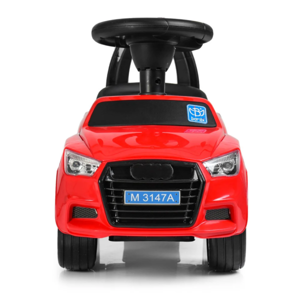 Каталка-толокар Bambi M 3147A-3 Червоний музичний - фото №2