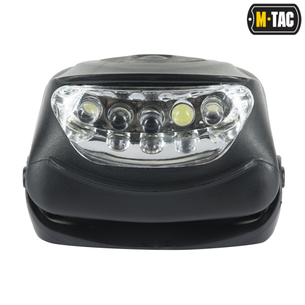M-Tac ліхтар налобний 4+1 LED Black - фото №6