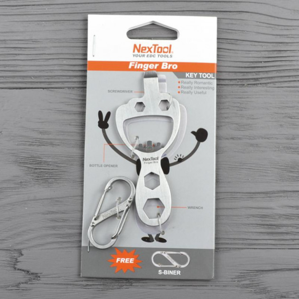 Міні-Мультитул NexTool BOTTLE OPENER Finger Bro KT5009B - фото №8