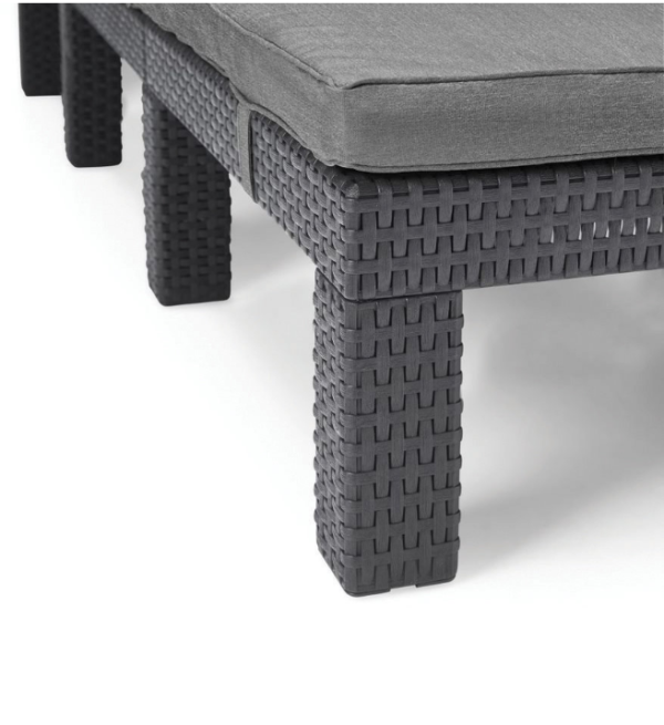 Шезлонг Keter DAYTONA DELUXE (Графіт) (3179) - фото №3