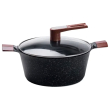Набір для приготування з антипригарним покриттям 4 предмети, чорний HP33531B - фото №5