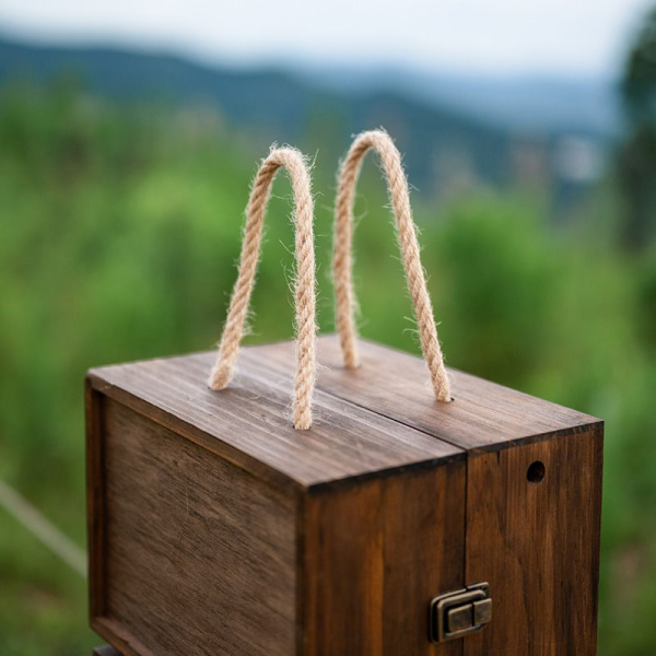 Етажерка з полицями Naturehike CNH22JU018, натуральне дерево - фото №5