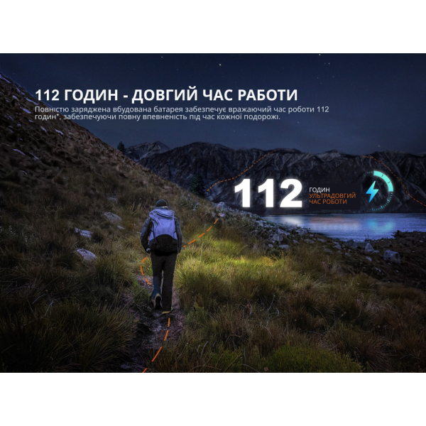 Ліхтар налобний Fenix HL12R V2.0 фіолетовий - фото №9