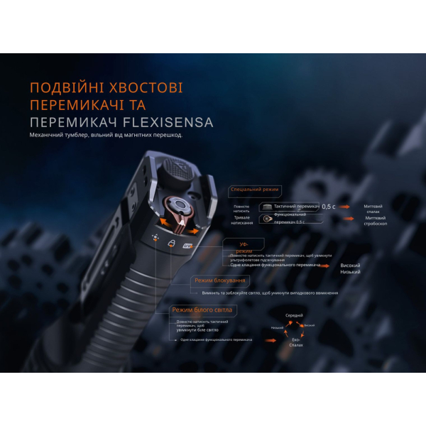 Ліхтар тактичний Fenix TK35R - фото №10