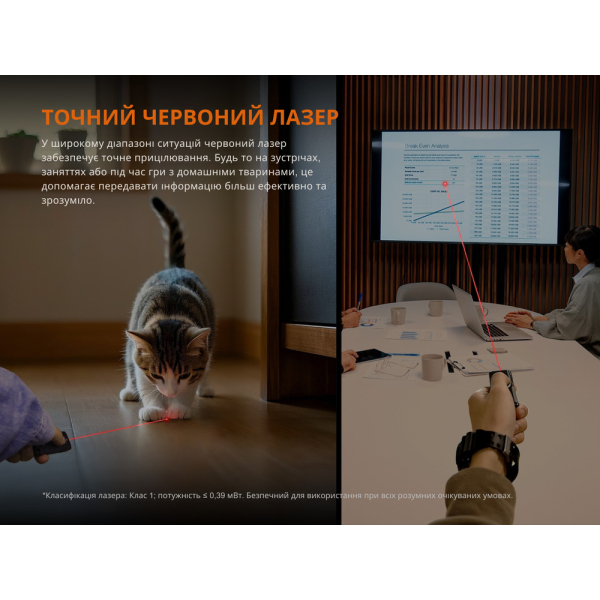 Ліхтар наключний Fenix E06R, чорно-коричневий | Лімітована серія - фото №9