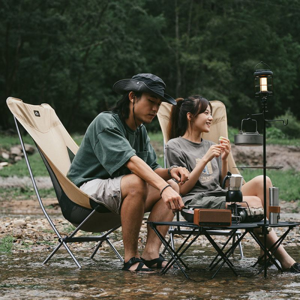 Крісло складане NaturehikeYL06 Alu Folding Moon Chair NH18Y060-Z, бежевий - фото №4