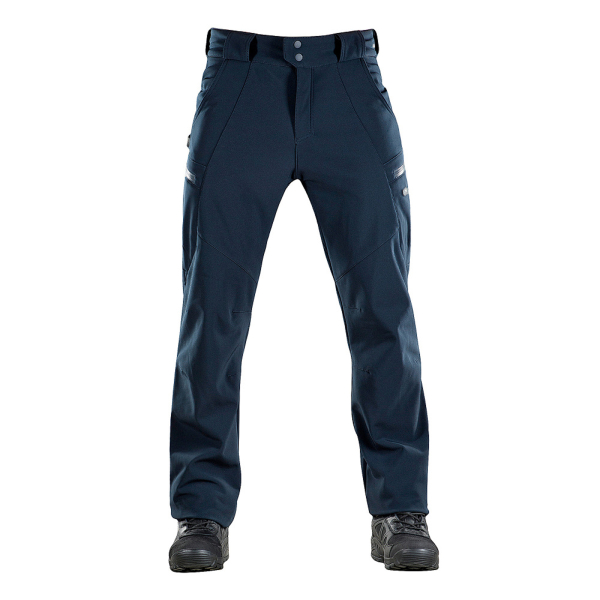 Штани M-Tac Soft Shell Winter Dark Navy Blue, Navy Blue - фото №2