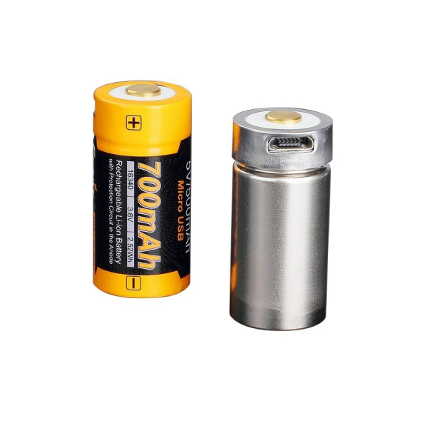 Ліхтар ручний Fenix PD25+16340 USB - фото №3